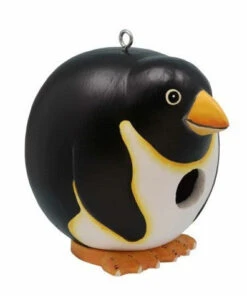 Penguin Wood Birdhouse