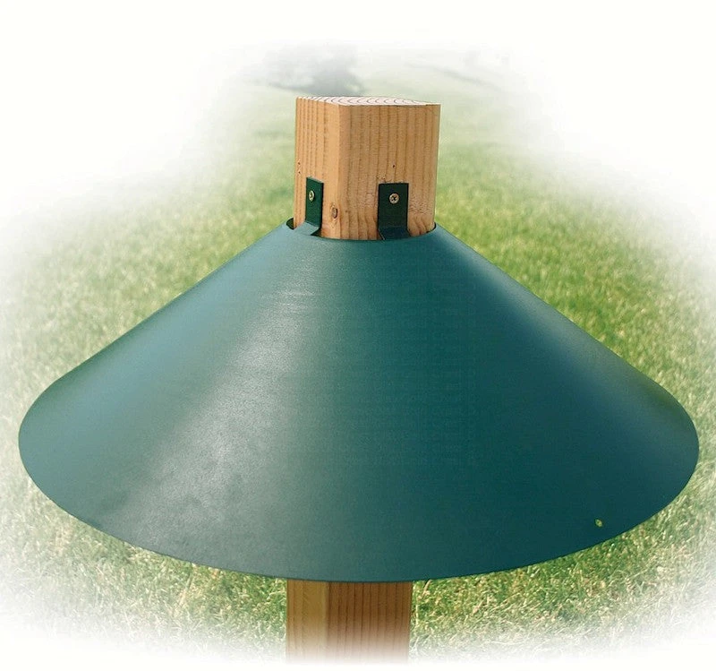 22-Inch Post-Mount Squirrel Baffle 4x4 Post 1 22-Inch Post-Mount Squirrel Baffle 4x4 Post