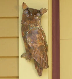 Flamed Owl Wall Decor