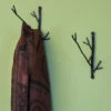 Hand Forged Twig Wall Hook Set