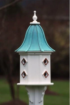 Copper Roof Dovecote Birdhouse 36x14- 8 Portals