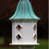 Copper Roof Dovecote Birdhouse 36x14 Ribbon Detail- 8 Portals