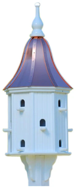 Copper Roof Dovecote Birdhouse 42x16 -Bird Haven Outlet Store BH16 12 BC BELL