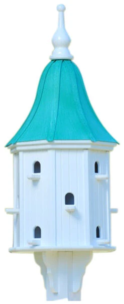 Copper Roof Dovecote Birdhouse 42x16 -Bird Haven Outlet Store BH16 12 PC BELL