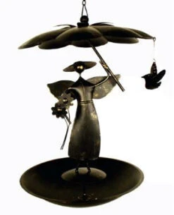 Garden Angel Hanging Bird Feeder