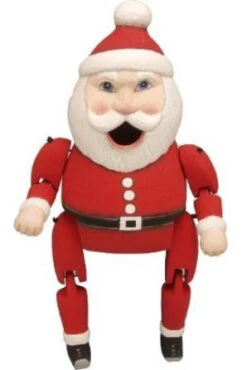 Hand Made Santa Wooden Birdhouse