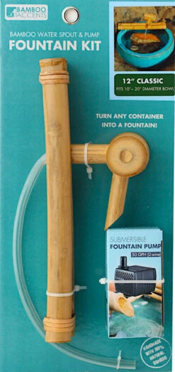 Traditional Bamboo Fountain Kit -Bird Haven Outlet Store Bamboo Fountain Kit