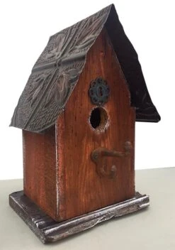 Barn Wood & Tin Rustic Birdhouses -Bird Haven Outlet Store Barn wood rustic birdhouse rust