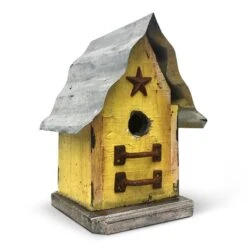 Barn Wood & Tin Rustic Birdhouses -Bird Haven Outlet Store BarnWood Tin Rustic Birdhouse
