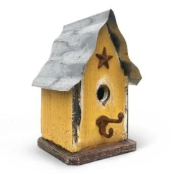 Barn Wood & Tin Rustic Birdhouses -Bird Haven Outlet Store Barnwood Tin Birdhouse