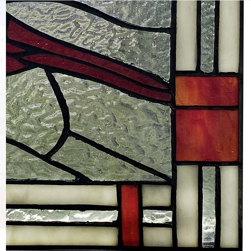 Cardinal Stained Glass Panel 2 Cardinal Stained Glass Panel - Image 2