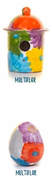 Ceramic Birdhouse And Feeder Gift Set 5 Ceramic Birdhouse And Feeder Gift Set - Image 5