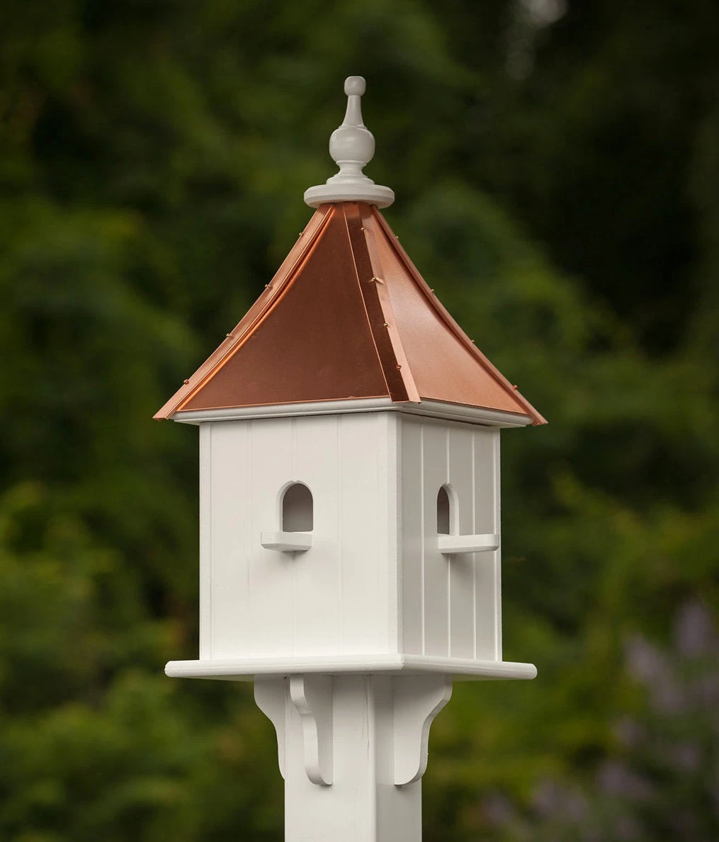 Copper Roof Birdhouse 28x10- 4 Perches 2 Copper Roof Birdhouse 28x10- 4 Perches - Image 2