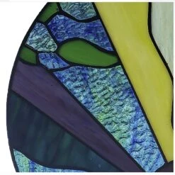 Earth Elements Stained Glass Panel -Bird Haven Outlet Store Earth Elements Stained Glass Panel detail 2
