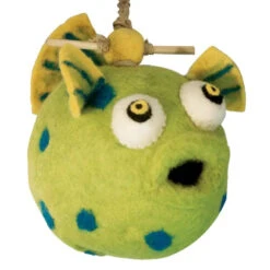 Felted Wool Birdhouse- Puffer Fish