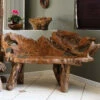 Teak Root Bench