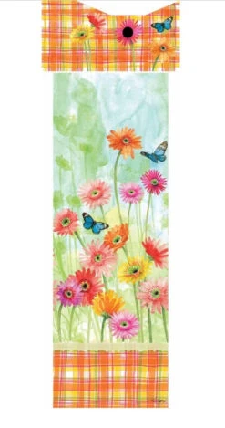Birdhouse Art Poles 6 Ft. Post -Bird Haven Outlet Store GerberaDaisy4 sided artwork
