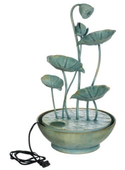 Lily Pad Hummingbird Bath Cascading Fountain -Bird Haven Outlet Store Lily Pad Fountain
