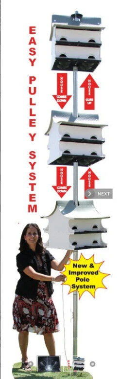 Purple Martin House-Starling Resistant 8 Purple Martin House-Starling Resistant -Bird Haven Outlet Store Martin house slides on pole ba570476 4966 4a4a 9d70 4cd54b3a3f2f