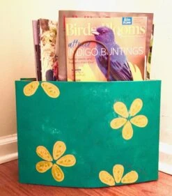 Large Metal Tote Wall Planter 5 Large Metal Tote Wall Planter -Bird Haven Outlet Store Metal Tote Magazine Rack c