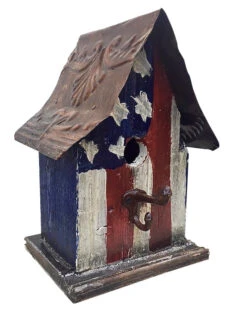 Barn Wood & Tin Rustic Birdhouses -Bird Haven Outlet Store Rustic Birdhouse Americana