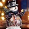 Season's Greetings Snowman Figurine