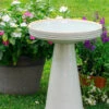 Simple Elegance Pedestal Bird Bath- 4 Colors