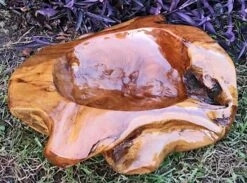 Decorative Teak Wood Bowls -Bird Haven Outlet Store Teak Bowl H