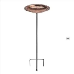 Solid Copper Staked Bird Bath- 2 Sizes -Bird Haven Outlet Store copper bird bath detail d0b92e18 d0b9 4817 a8c6 77ec1c2dde62