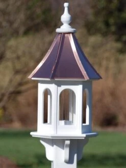 Copper Roof Gazebo Bird Feeder - 28x10