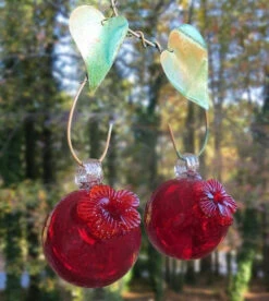 Double Cherry Hummingbird Feeder
