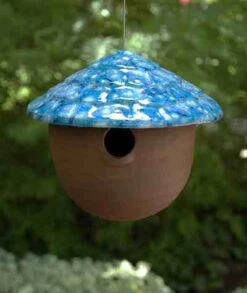 Gourd Bird Feeder -Bird Haven Outlet Store jj frostyblue