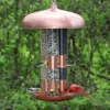 OPUS Large Capacity Triple Tube Bird Feeder W/ Copper Ports
