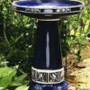 Zanesville Bird Bath With Locking Top- 2 Colors