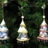Vintage Kinkade Ornaments Set/3