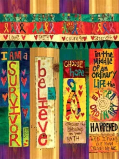 20" Vinyl Art Poles - 7 Designs -Bird Haven Outlet Store survivor art pole 4 sided