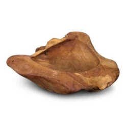 Natural Teak Root Bowls- 2 Sizes -Bird Haven Outlet Store teak wood bowl 1
