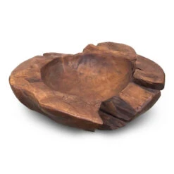 Natural Teak Root Bowls- 2 Sizes -Bird Haven Outlet Store teak wood bowl 3