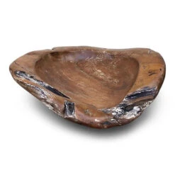 Natural Teak Root Bowls- 2 Sizes -Bird Haven Outlet Store teak wood bowl 6