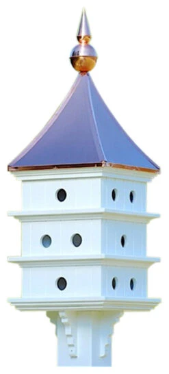 Copper Roof Purple Martin House 52x18 -Bird Haven Outlet Store traditional birdhouses