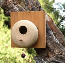 Mod Stoneware Birdhouse